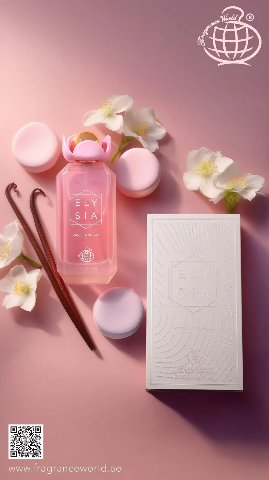 Elysia Vanilla Sugar 3.4 Oz EDP by Fragrance World