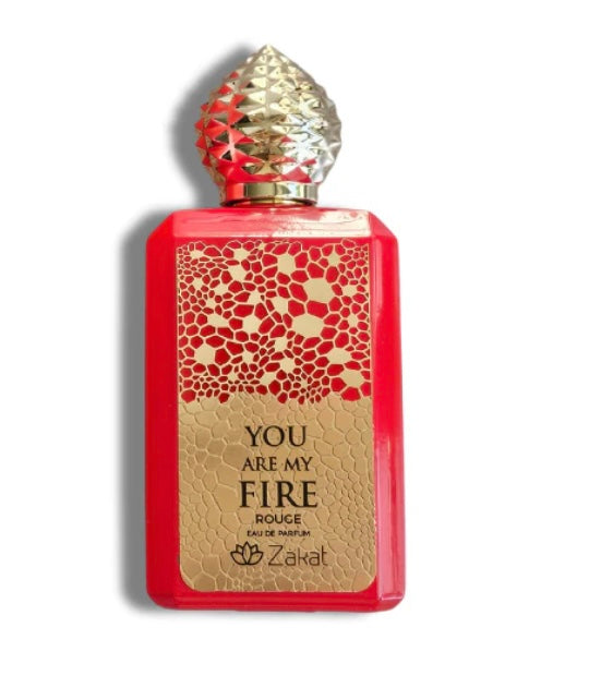 You Are My Fire Rouge By Zakat 3.4 Oz Eau de Parfum - Unisex