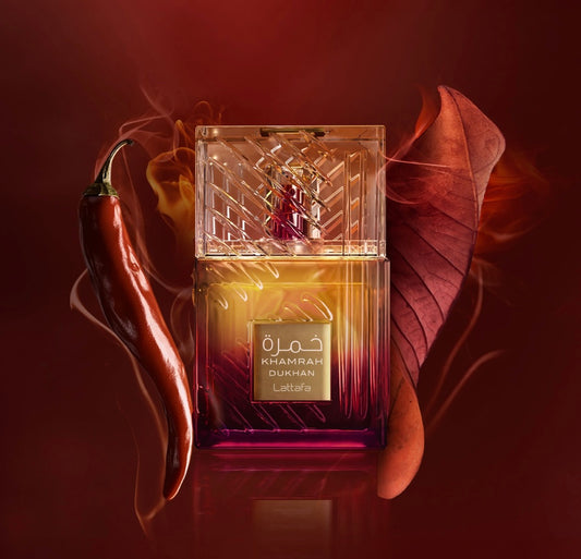 Khamrah Dukhan By Lattafa 3.4 Oz Eau de Parfum - Unisex