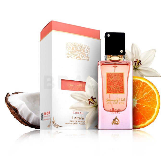 Ana Abiyedh Coral by Lattafa 2.0 Oz EDP